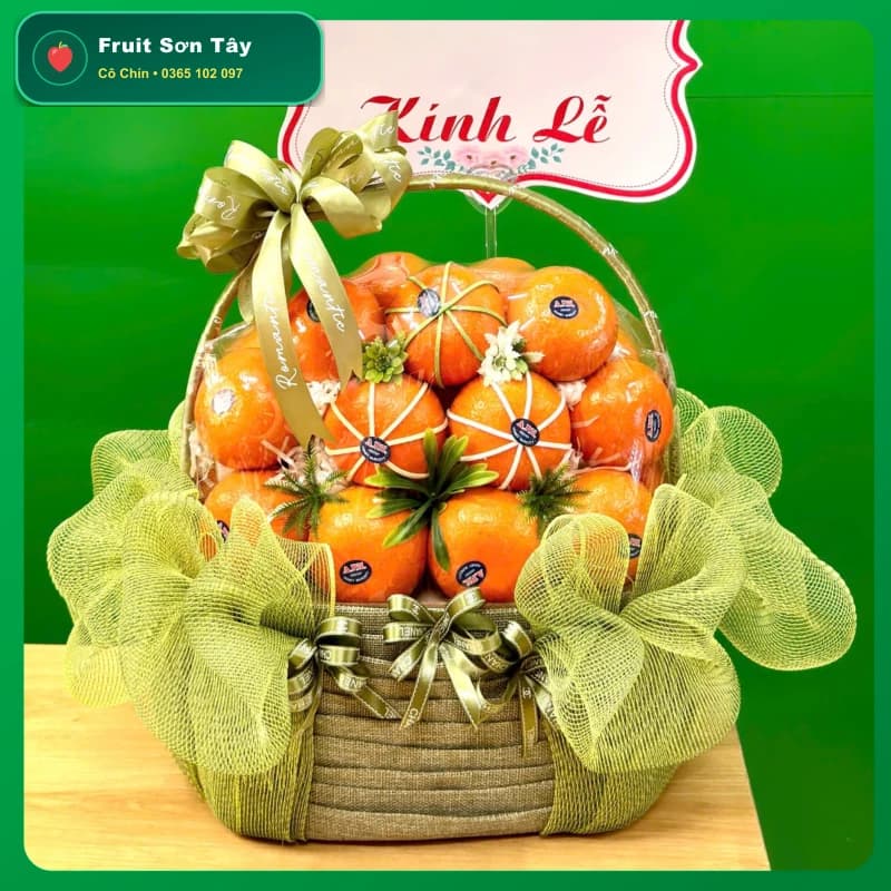 Giỏ Quà Thắp Hương Phúc Lộc Thọ Dâng Ban Phật